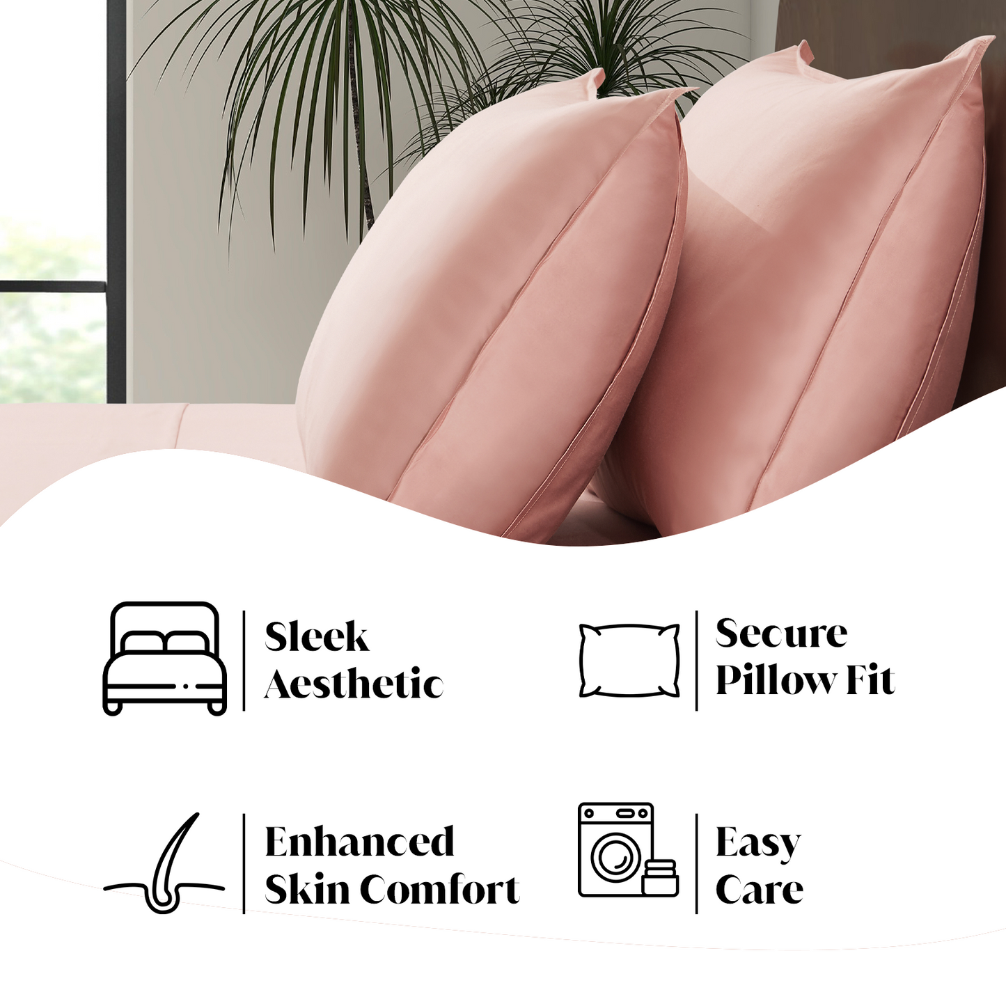 Luxury Bamboo Sheet Set [Rose Quartz]