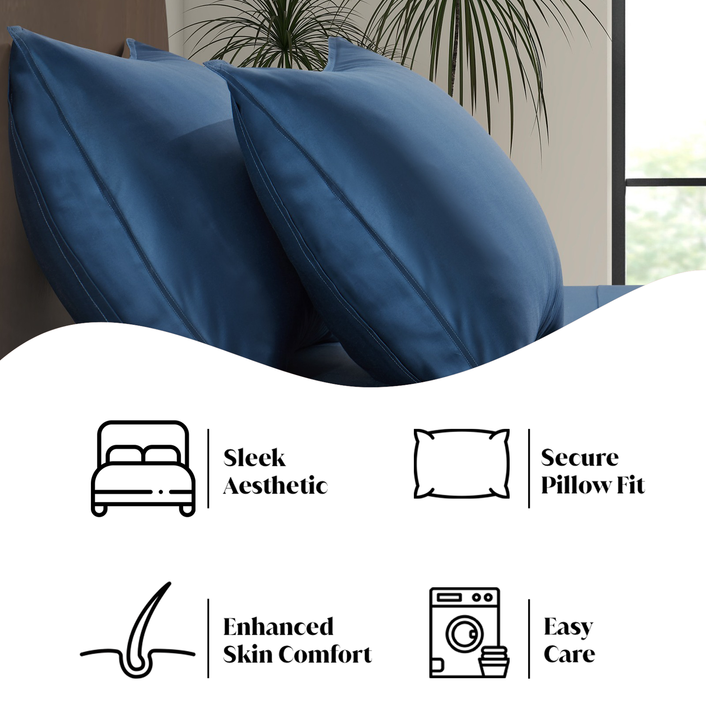 Luxury Bamboo Sheet Set [Midnight Blue]