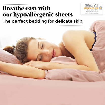 Luxury Bamboo Sheet Set [Rose Quartz]