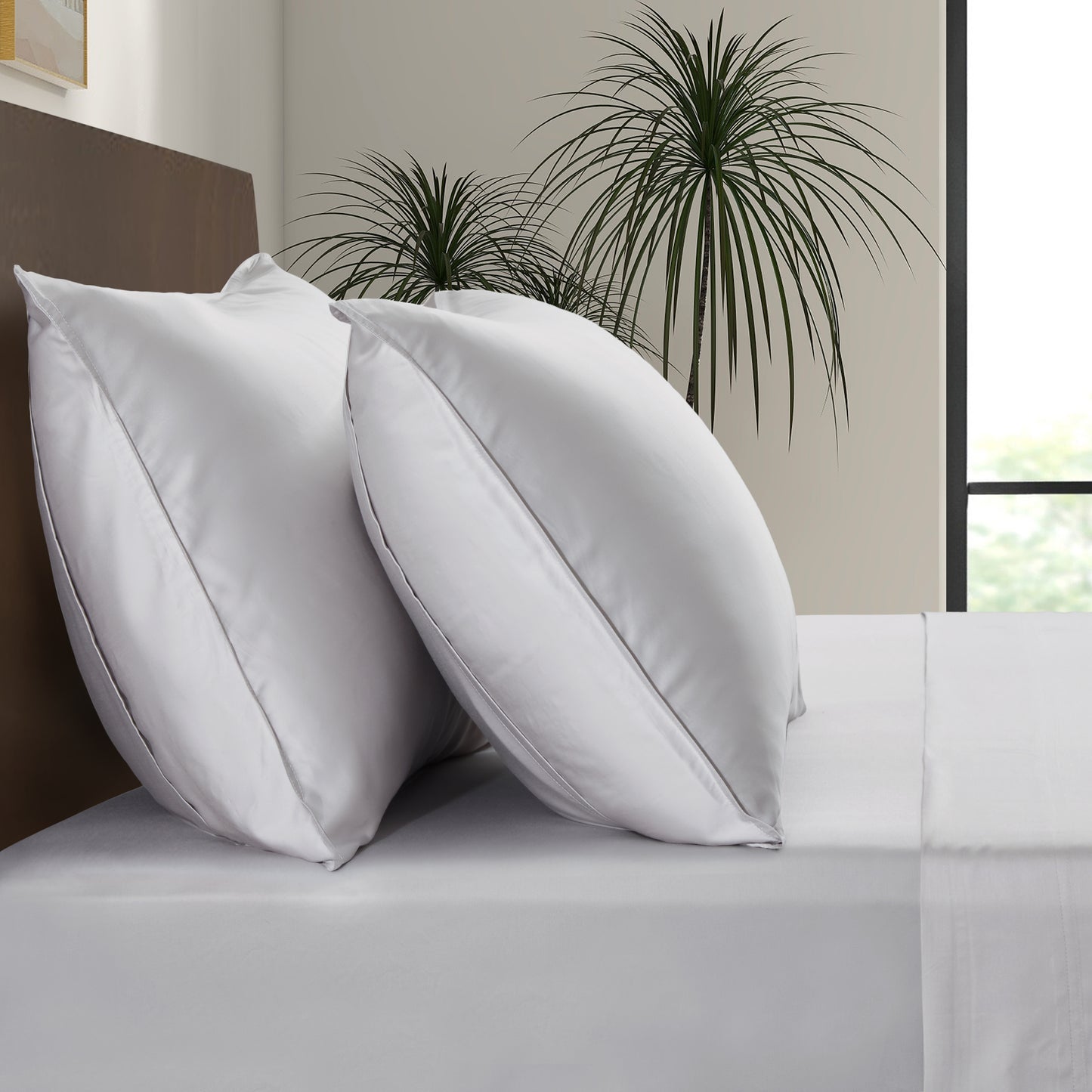 Luxury Bamboo Pillowcase Set [Dove Grey]