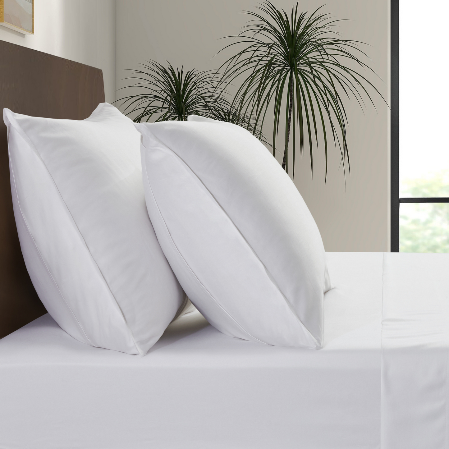Luxury Bamboo Pillowcase Set [Classic White]