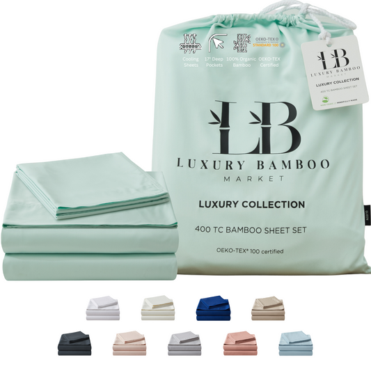 Luxury Bamboo Sheet Set [Coastal Green]