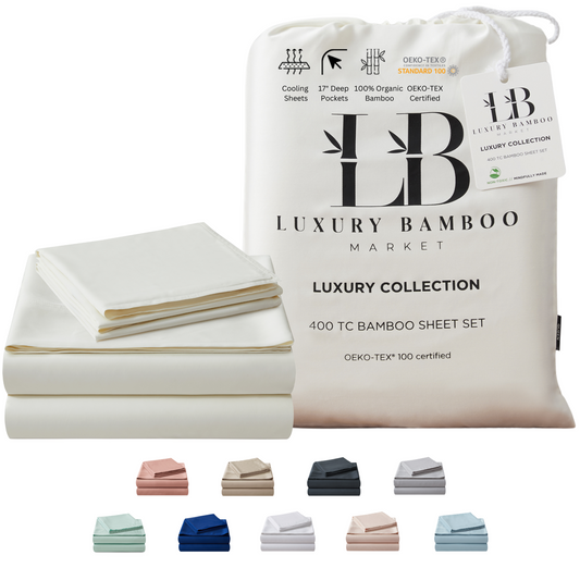 Luxury Bamboo Sheet Set [Opulent Ivory]